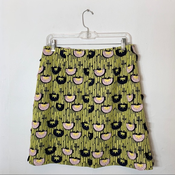 Anthropologie Hutch Loren Embroidered Mini Skirt - Picture 4 of 9